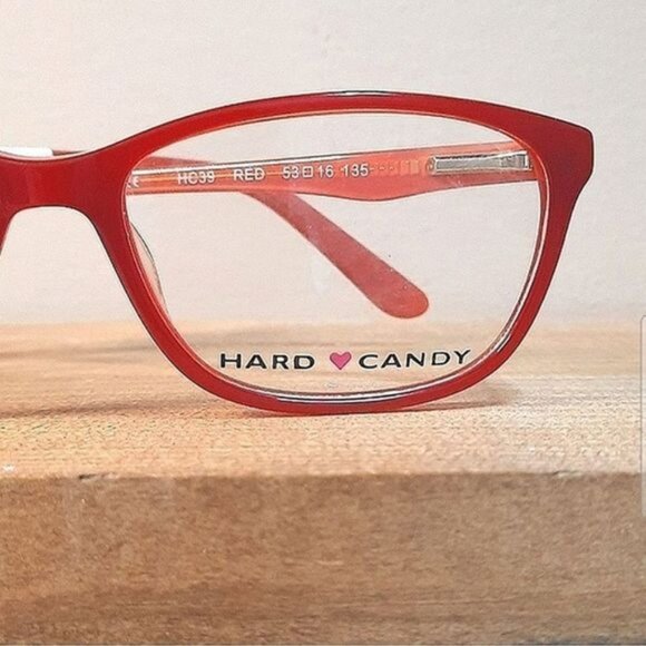 New RED Rx'able Eyeglass Frame, women full rim glasses, cat eye HC30 53-16-135 - Picture 2 of 5